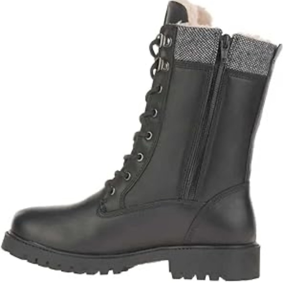 Kamik Shoes - Kamik Rogue 8 Heat MX Women's Black Lace-Up Insulated Combat Boots Size 8
